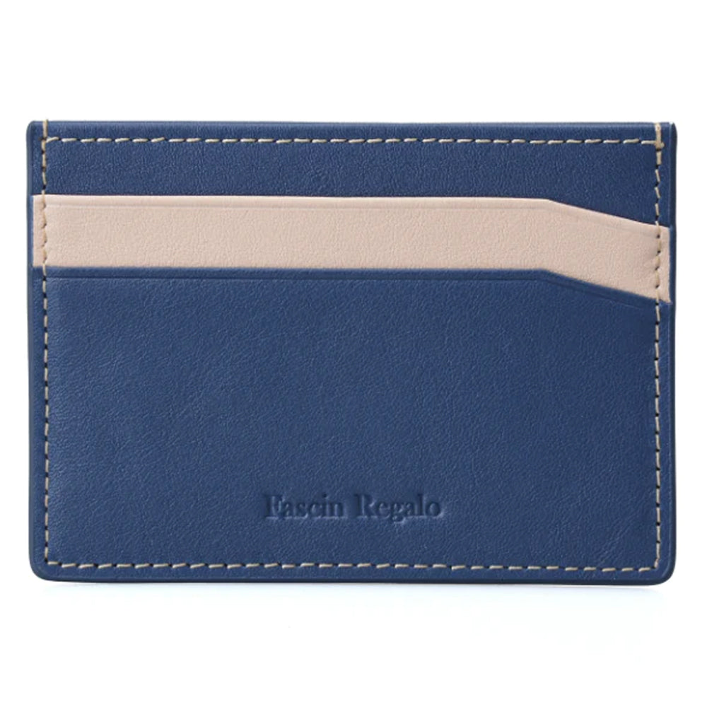 Blue & Beige Cardholder