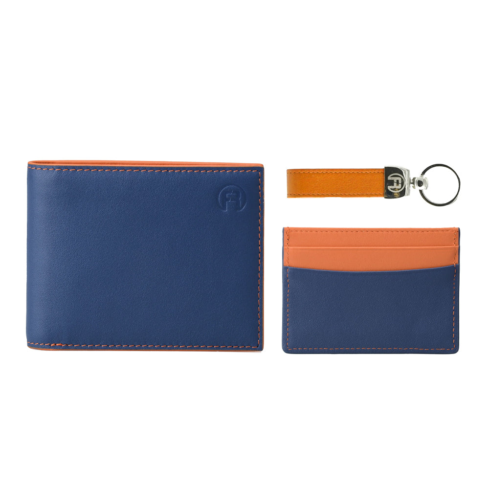 Blue and Orange - Set of Three