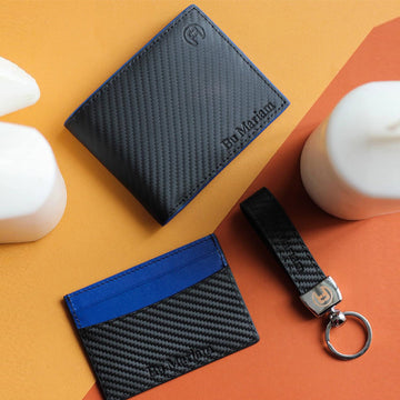 Carbon Fiber Blue - Set of Three