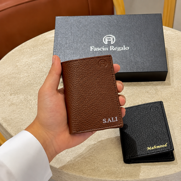 Dual Slot Wallet - Brown