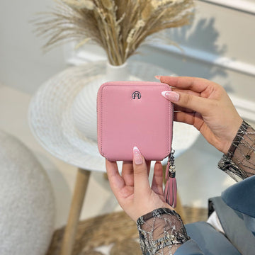 Pink Women Zip Wallet