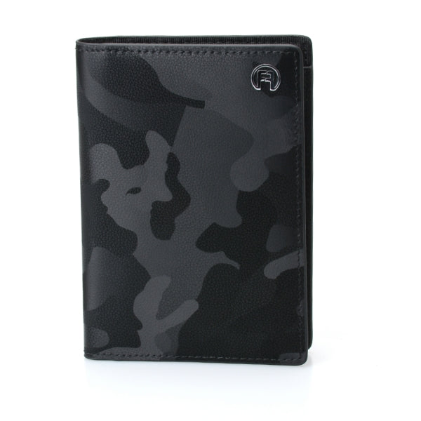 Black Camouflage Passport Holder