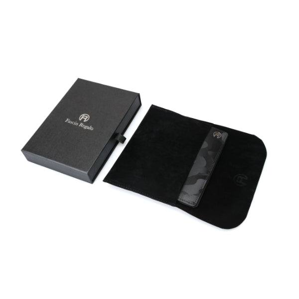 Black Camouflage Passport Holder