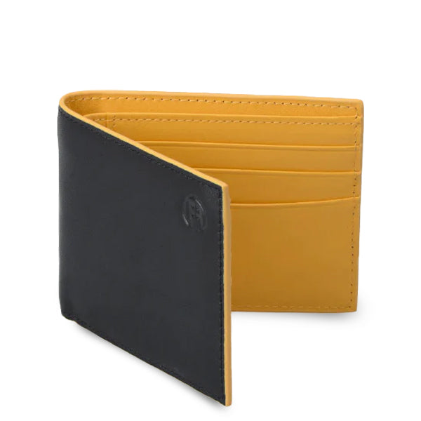 Black and Yellow Men Wallet