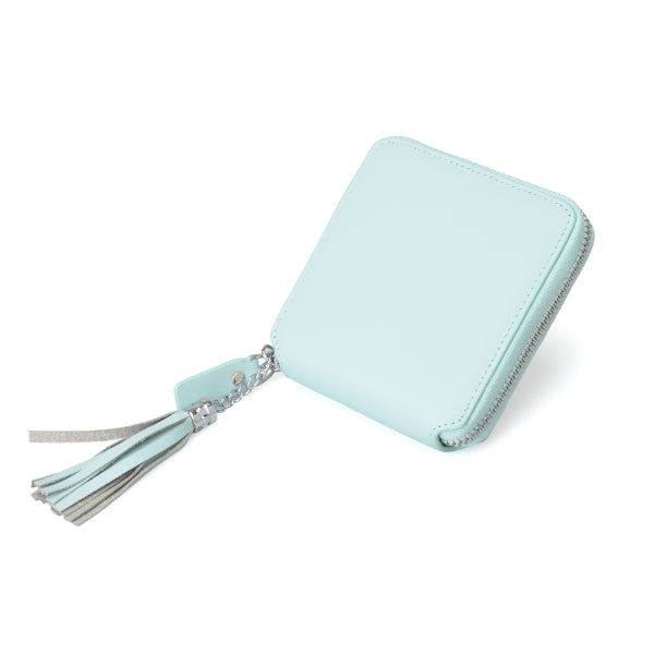 Turquoise Blue Women Zip Wallet