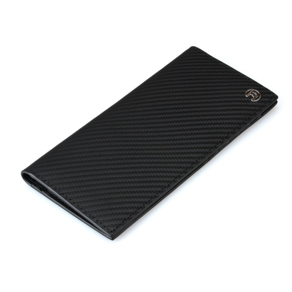 Carbon Fiber Black Long Wallet