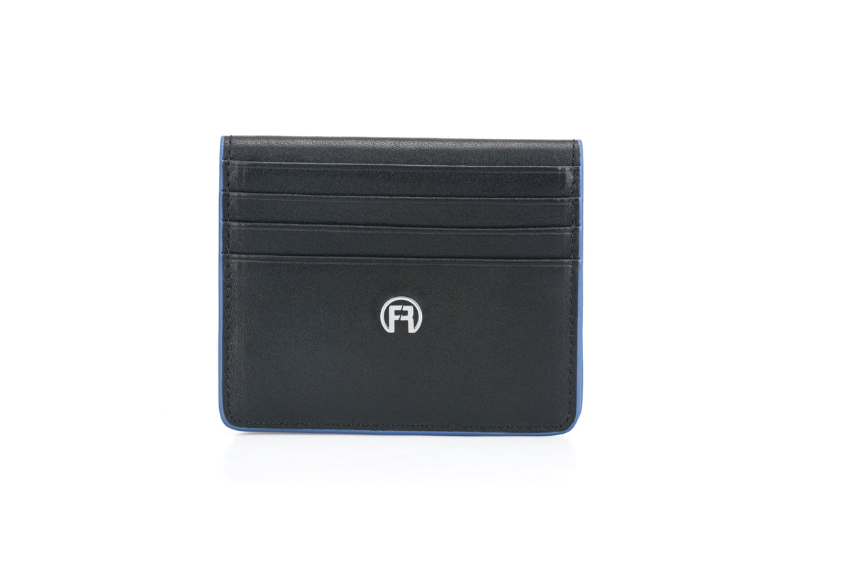 Black & Blue Flip Wallet