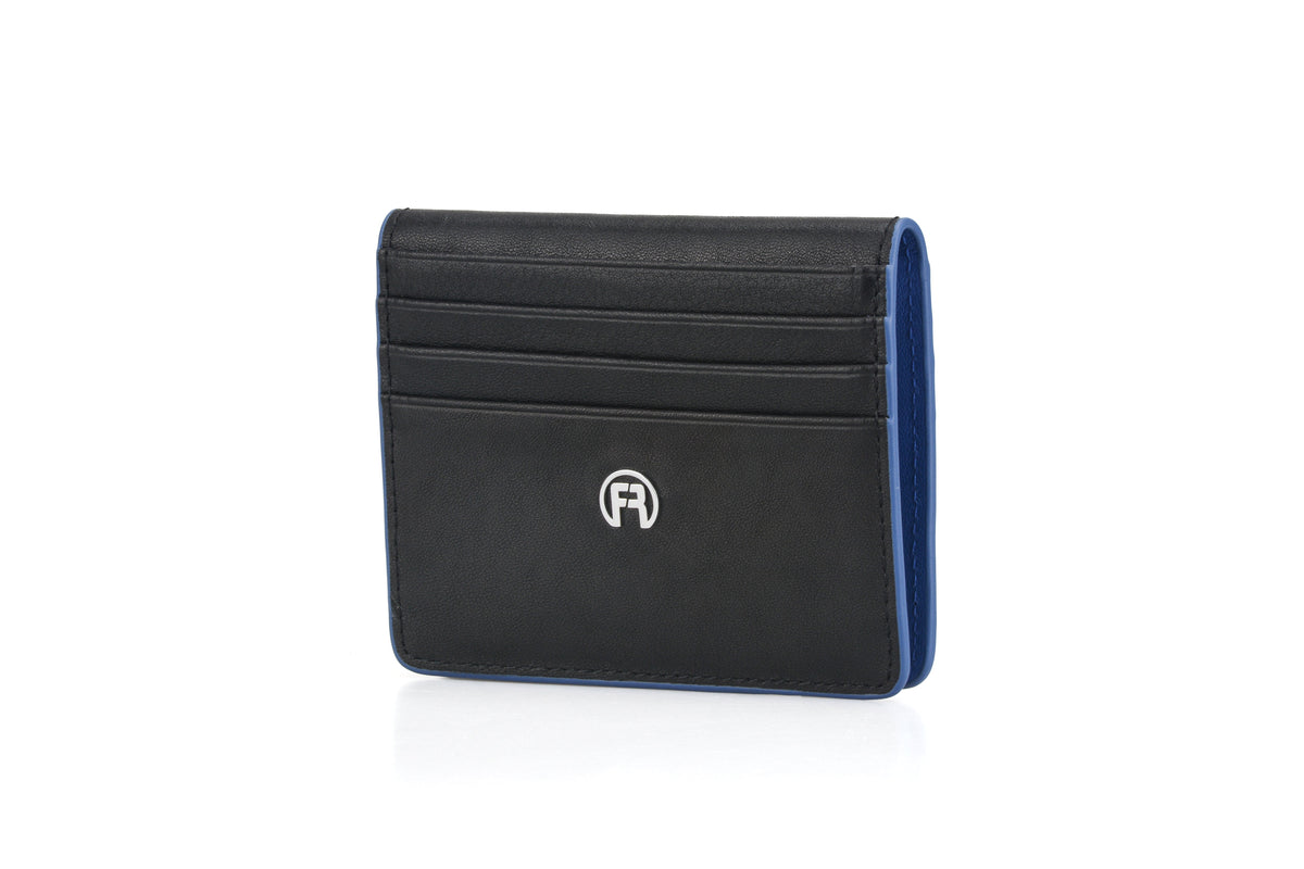Black & Blue Flip Wallet