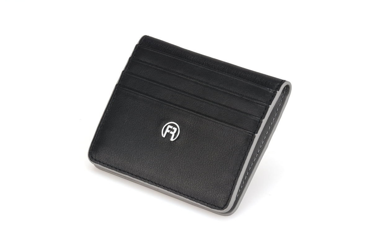 Black & Grey Flip Wallet