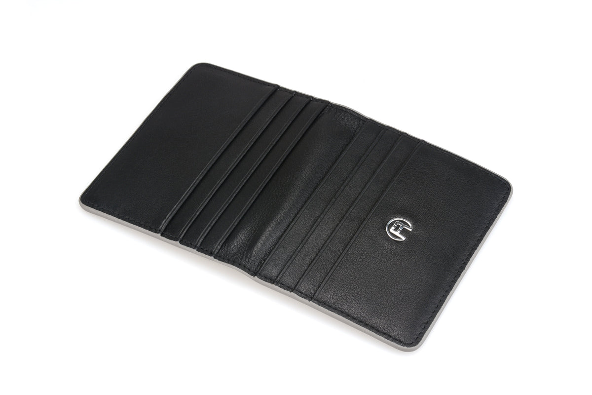 Black & Grey Flip Wallet