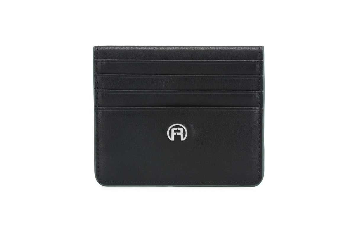 Black & Green Flip Wallet