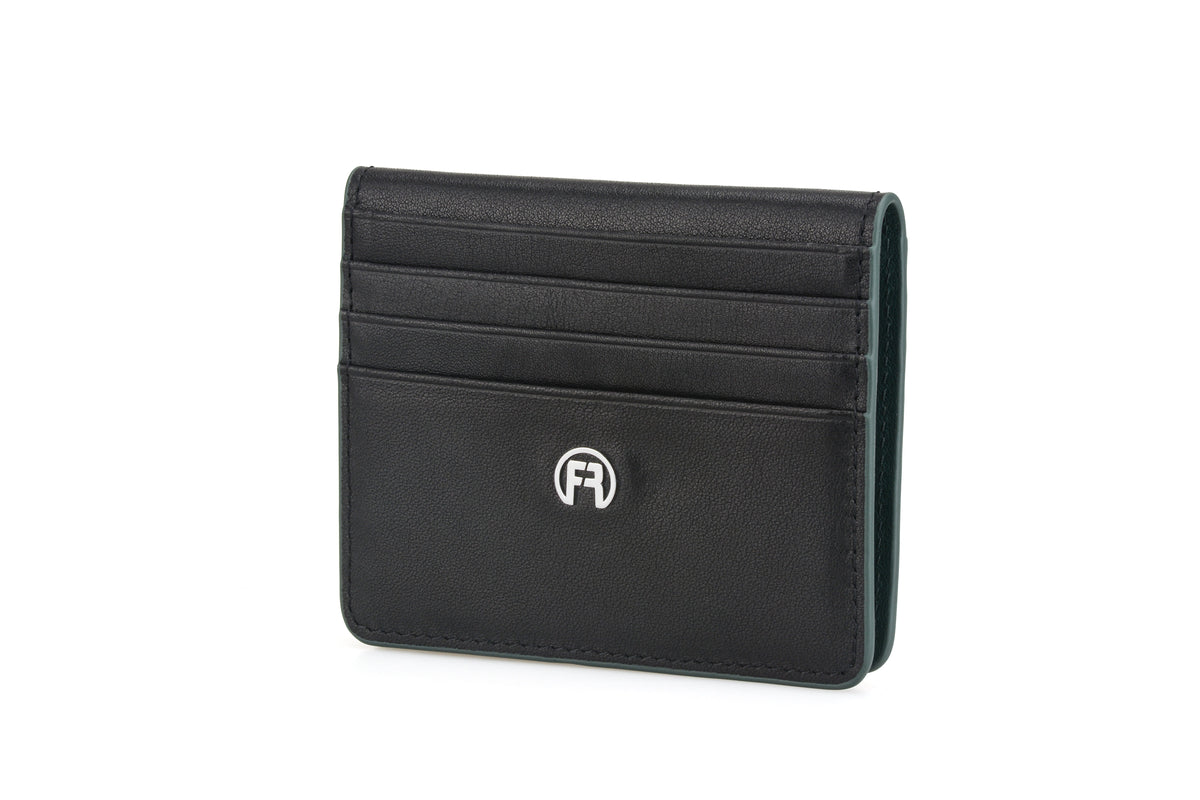 Black & Green Flip Wallet