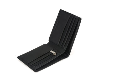 Black Men Zip Men Wallet