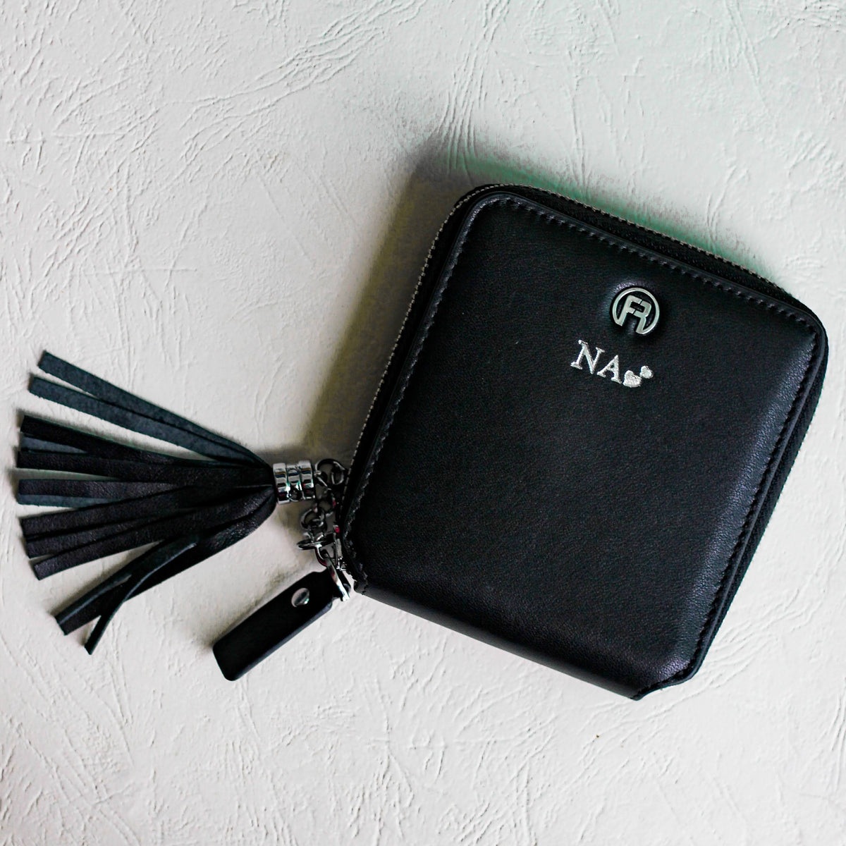 Black Women Zip Wallet