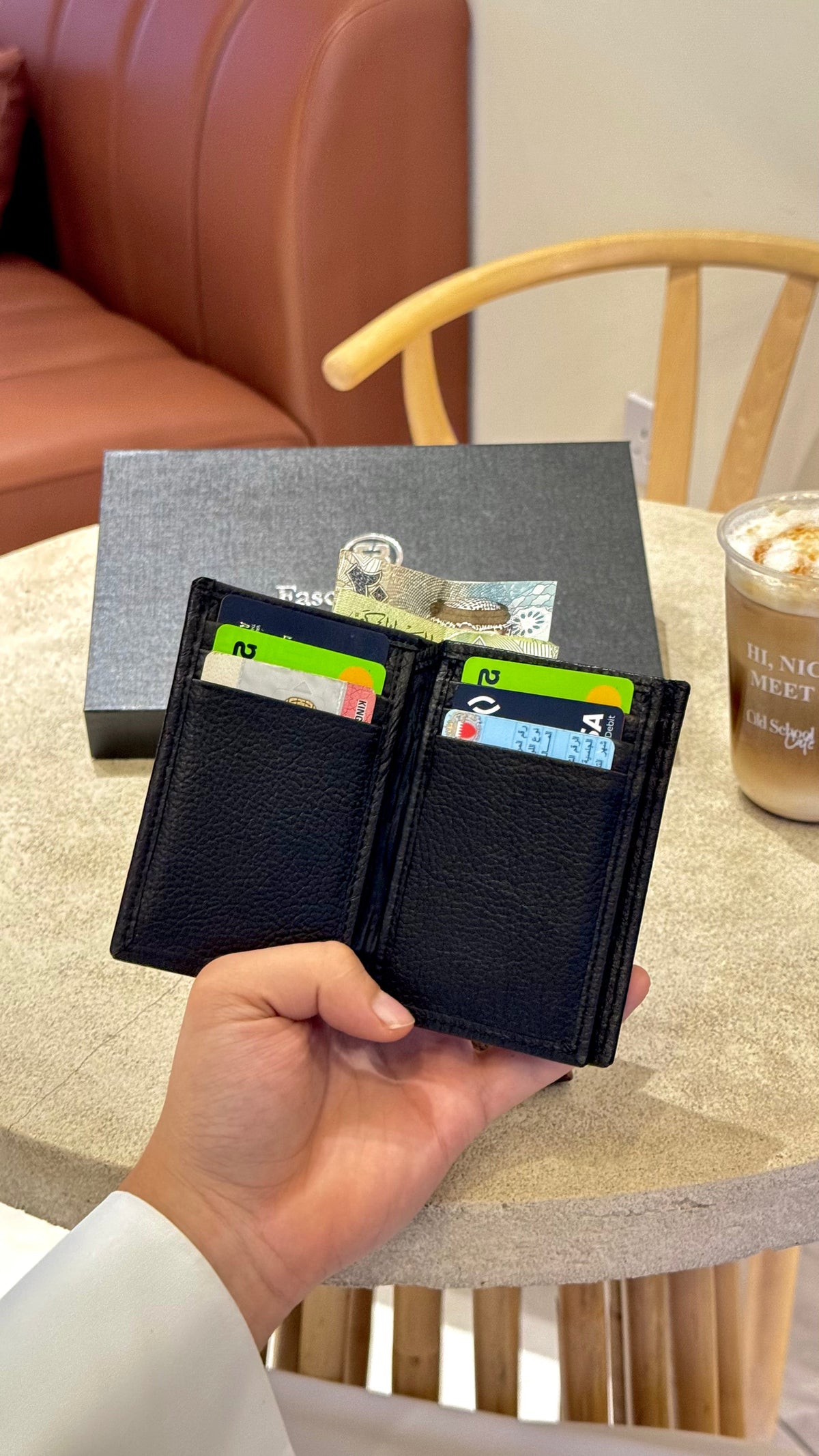 Dual Slot Wallet - Black