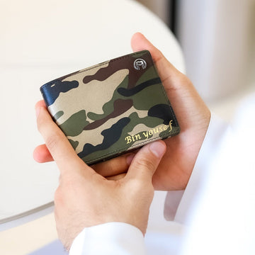 Fascin Army print Men Wallet