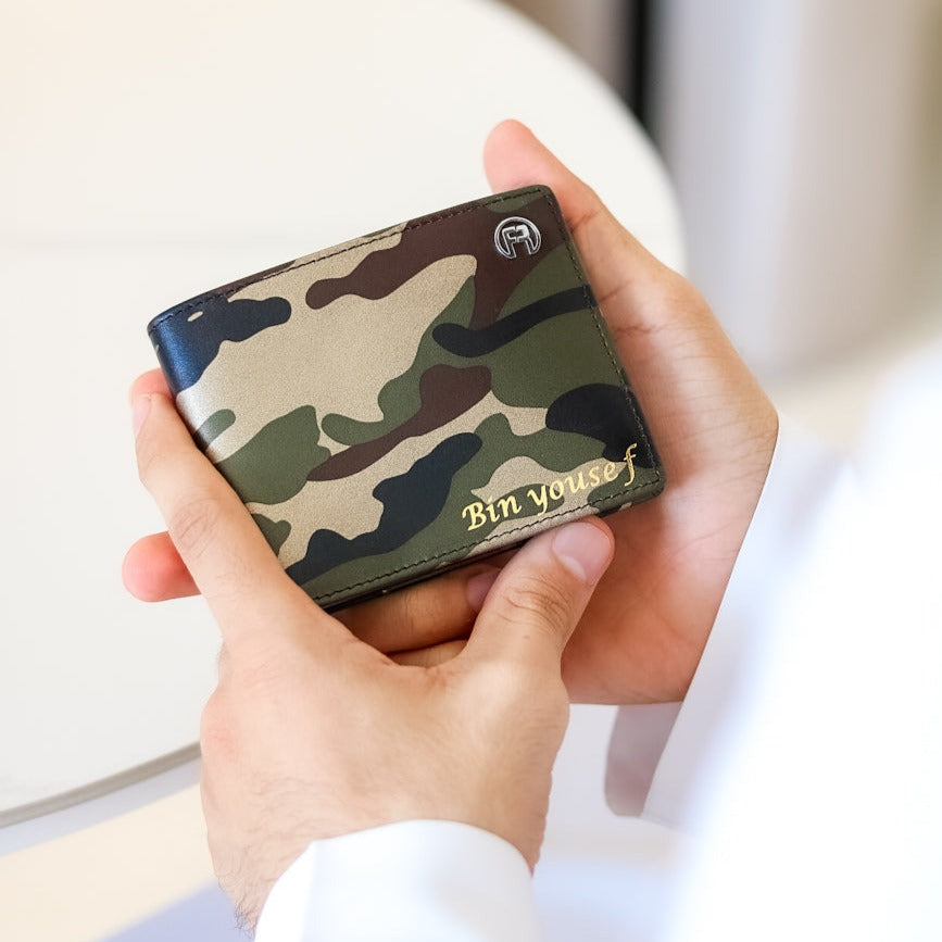 Fascin Army print Men Wallet