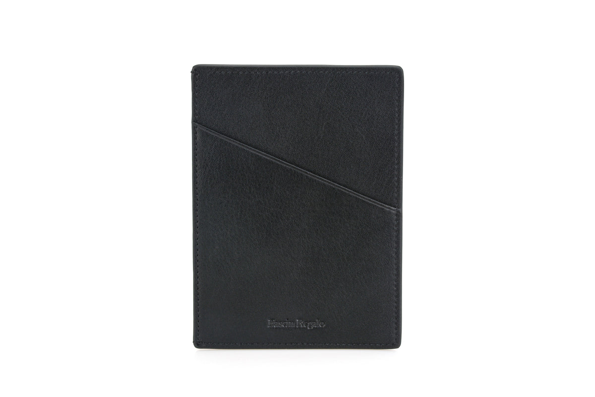 Black & brown passport wallet