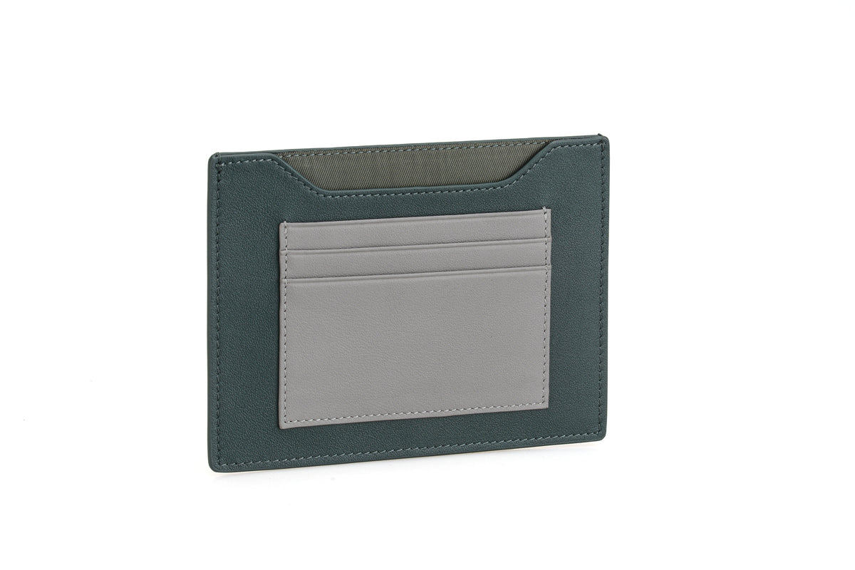 Green & Grey passport wallet