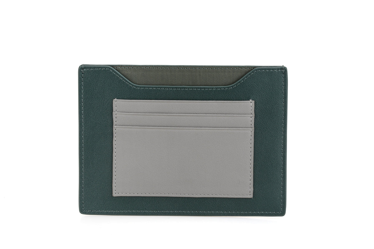 Green & Grey passport wallet