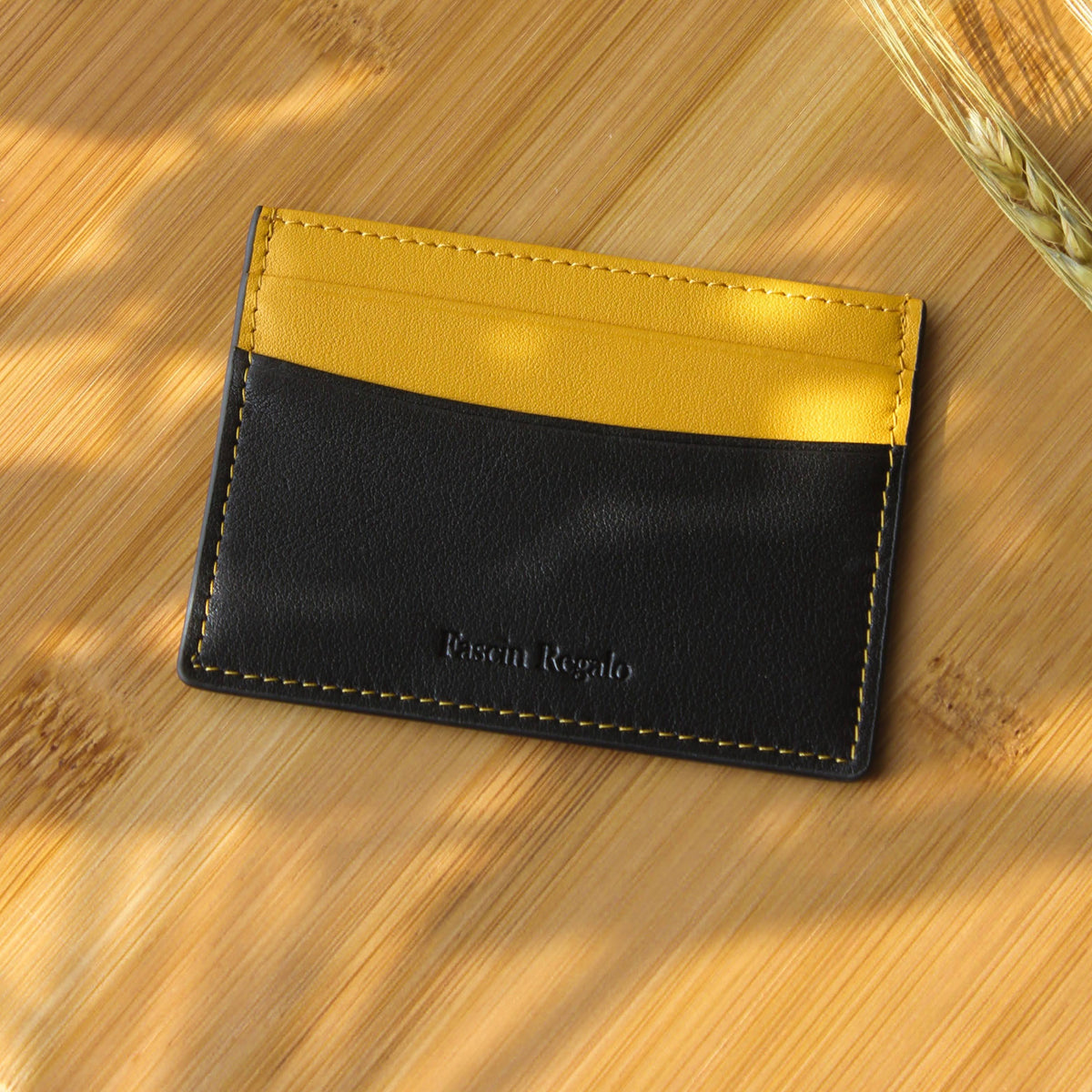 Black and Yellow Cardholder