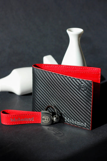 Carbon Fiber Red - Set of Two