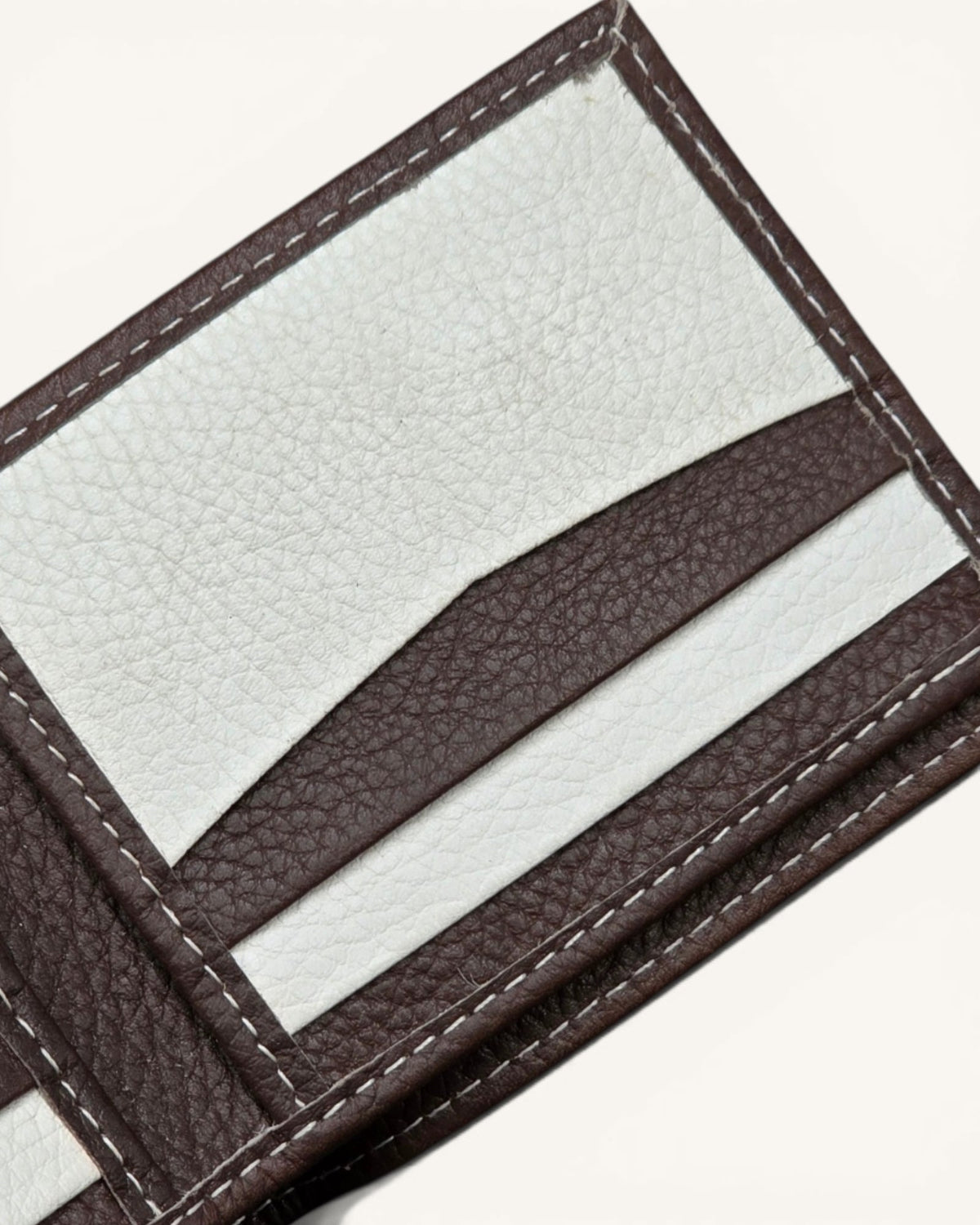 Handmade Leather Bifold Wallet – Brown