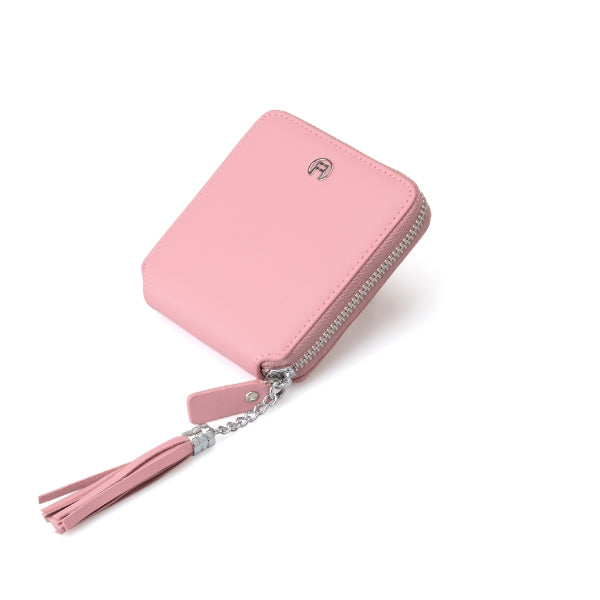 Pink Women Zip Wallet