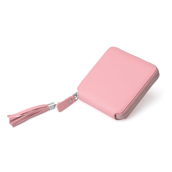 Pink Women Zip Wallet