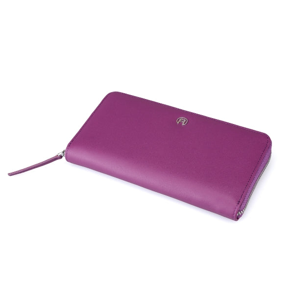 Purple Zip Women Zip Wallet