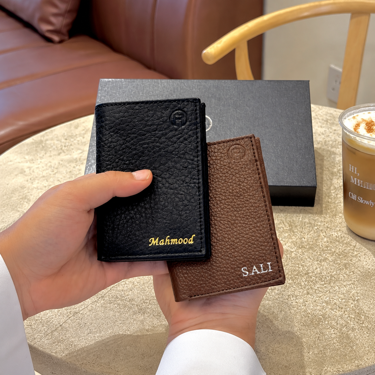 Dual Slot Wallet - Black