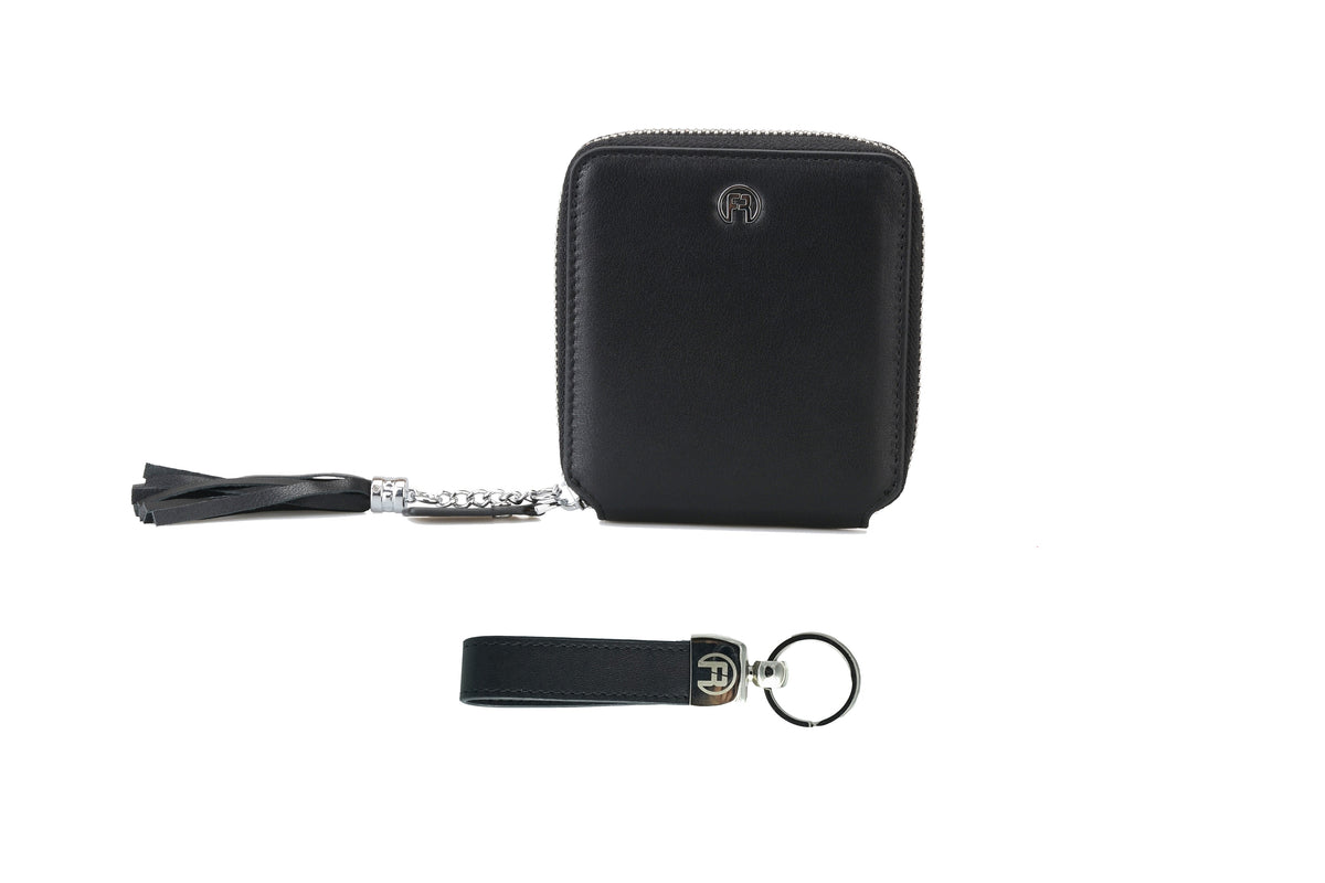 Black Women Set of Two ( Wallet + Keychain )