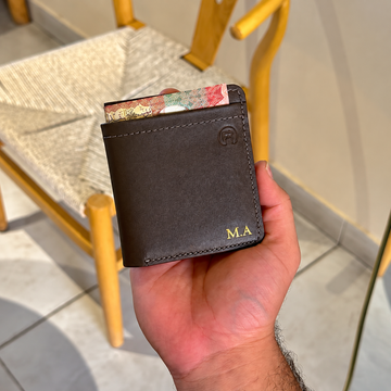 Magnetic Wallet -  Brown