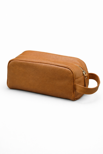 Brown Dopp Kit