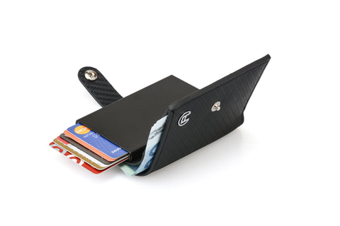 Carbon Black Pop Up Wallet