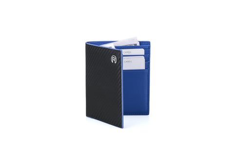 Carbon Blue Slim Wallet