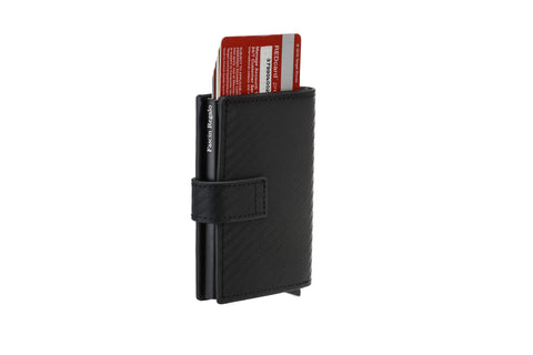 Carbon Black Pop Up Wallet